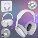 Bluetooth навушники накладні з чохлом та кабелем зарядки FG231110033P-1 Сірі