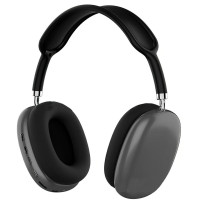 Бездротові накладні Bluetooth навушники з мікрофоном USB Type-C AND HA-68 Акумуляторні навушники Чорні