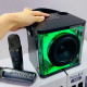 Портативна акустична система з 2 караоке мікрофонами Porterhot A99 Bluetooth колонка RGB з підсвічуванням