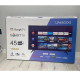 Smart телевізор 4К з діагоналлю 45 дюймів Google TV UA45GOO WiFi 1.5Gb Ram 8Gb Rom Безрамковий