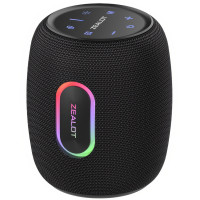 Бездротова Bluetooth колонка з підсвічуванням ZEALOT S64 Портативна Bluetooth колонка з вологозахистом