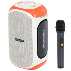 Бездротова Bluetooth колонка з бездротовим мікрофоном Hopestar Bluetooth колонка з підсвічуванням
