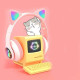 Безпровідні накладні Bluetooth навушники Cat Ear STN-28 Навушники з вушками та підсвічуванням Маленька упаковка