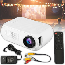 Проектор з пультом та вбудованим динаміком Projector LED UTM YG-320 Білий