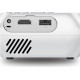 Проектор з пультом та вбудованим динаміком Projector LED UTM YG-320 Білий