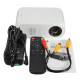 Проектор з пультом та вбудованим динаміком Projector LED UTM YG-320 Білий