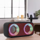 Музична колонка з Bluetooth 5.0 та RGB підсвічуванням MB 051 BT Чорна