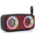 Музична колонка з Bluetooth 5.0 та RGB підсвічуванням MB 051 BT Чорна