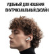 Bluetooth навушники вкладки в кейсі для зарядки з дисплеєм A15 Pro Білі