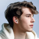 Bluetooth навушники вкладки в кейсі для зарядки з дисплеєм A15 Pro Білі