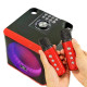 Колонка Bluetooth з 2 караоке мікрофонами та RGB підсвічуванням YS-309