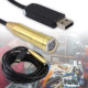 Ендоскоп-камера USB водонепроникний з 4LED підсвічуванням і кабелем 5 метрів