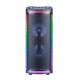 Акумуляторна Bluetooth колонка з бездротовим мікрофоном та пультом Su-Kam 660D RGB