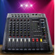 8 канальний аудіо мікшер потужністью 2x350 Вт 16-бітним процесором Mixer BT 808D 8CH