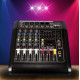 4-канальний активний аудіо-мікшер підсилювач звуку з Bluetooth Mixer BT 5300D