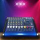 Підсилювач звуку 7 канальний аудіо мікшер з Bluetooth Mixer BT 6300D