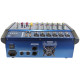 Підсилювач звуку 7 канальний аудіо мікшер з Bluetooth Mixer BT 6300D