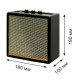 Бездротова Bluetooth колонка в стилі Ретро потужністю 10 Вт Wireless Speaker M27 Чорна