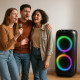 Переносна акумуляторна Bluetooth колонка з LED RGB підсвічуванням та мікрофоном ZXX-5504 1000Вт