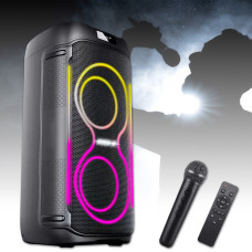 Переносна Bluetooth колонка 1200Вт з бездротовим мікрофоном та пультом ZXX-5509