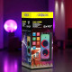 Акустична колонка 100W з RGB-підсвічуванням, пультом та 2 мікрофонами ZXX-5590