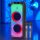 Акустична колонка 100W з RGB-підсвічуванням, пультом та 2 мікрофонами ZXX-5590