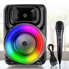 Портативна акустична система з мікрофоном та RGB-підсвічуванням SPS 8147