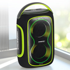Бездротова Bluetooth колонка з двома динаміками та RGB підсвічуванням Hopestar H59 Чорна