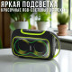 Бездротова Bluetooth колонка з двома динаміками та RGB підсвічуванням Hopestar H59 Чорна