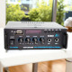 Підсилювач звуку UKC A5 2x120W з караоке, Bluetooth, USB/SD і пультом