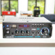 Підсилювач звуку 2х120W UKC A8 з Bluetooth, USB, SD, AUX,FM і функцією караоке