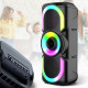 Портативна колонка 2х15 Вт з RGB-підсвіткою і Bluetooth WSJAR E4203 BT