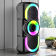 Портативна колонка 2х15 Вт з RGB-підсвіткою і Bluetooth WSJAR E4203 BT