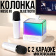 Бездротова Bluetooth-колонка з RGB-підсвіткою і 2 караоке-мікрофонами Music Hi