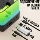 Бездротова Bluetooth-колонка з RGB-підсвіткою і 2 караоке-мікрофонами Music Hi