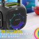 Портативна Bluetooth-колонка з двома мікрофонами та RGB-підсвічуванням Hopestar UT Party One ULTIMATE