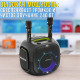 Портативна Bluetooth-колонка з двома мікрофонами та RGB-підсвічуванням Hopestar UT Party One ULTIMATE