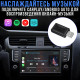 Бездротовий адаптер 2в1 для автомобіля з перехідником Type-C CarPlay/Android Auto