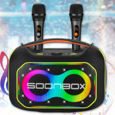 Портативна Bluetooth-колонка з двома мікрофонами та підтримкою TWS SOONBOX S6300PRO 120W