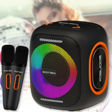 Портативна Bluetooth-колонка з двома мікрофонами та підтримкою TF-карт SOONBOX S6600 40W