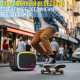 Портативна Bluetooth-колонка з TWS, RGB-підсвічуванням і вологозахистом IPX5 SOONBOX S9900 120W