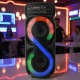 Портативна Bluetooth колонка з мікрофоном, пультом ДК і RGB-підсвічуванням ZQS-4270M 16W