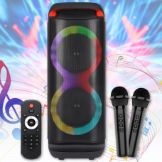 Bluetooth колонка з двома мікрофонами, RGB підсвічуванням та підтримкою TWS SPS ZQS8288