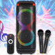 Bluetooth колонка з двома мікрофонами, RGB підсвічуванням та підтримкою TWS SPS ZQS8288