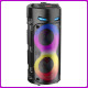 Портативна Bluetooth колонка з RGB підсвічуванням та дротовим мікрофоном ZQS4239S 16W