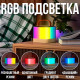 Караоке Bluetooth колонка з 2 мікрофонами, зміною голова та RGB-підсвіткою T7 Біла