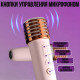 Караоке Bluetooth колонка з 2 мікрофонами, зміною голова та RGB-підсвіткою T7 Рожева