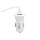 Зарядний пристрій  в машину 12В 1,0А USBx2 з кабелем USB - micro USB Inkax CC-13-M