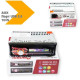 Автомагнітола 1DIN MP3 6317DBT RGB USB 2.0 порт AUX чорний