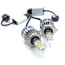 Комплект автоламп LED T1 H4 з активним охолодженням